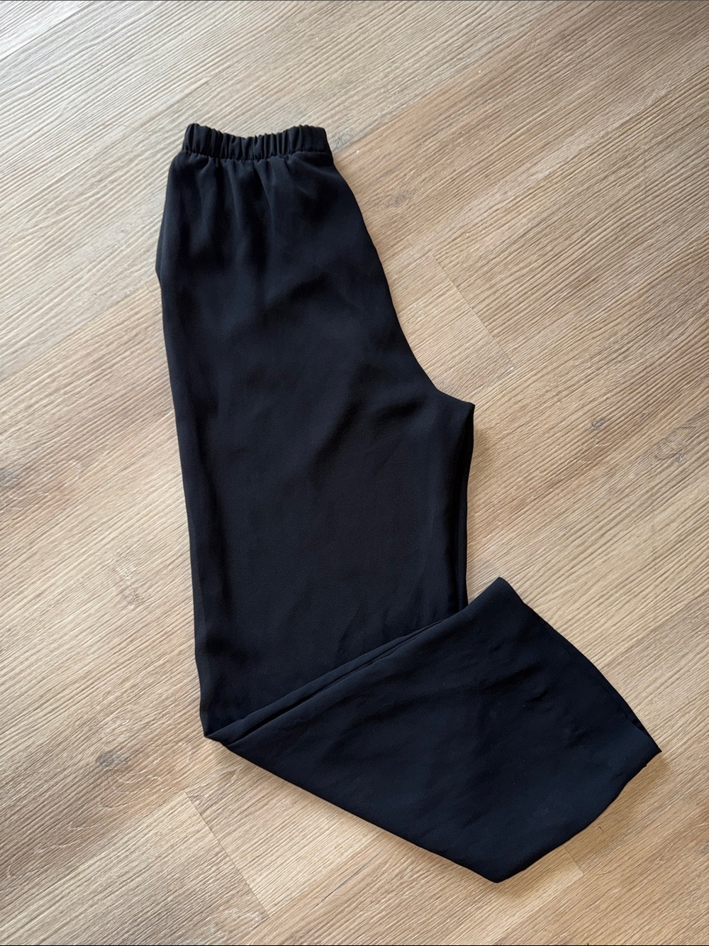 JOY STEVENS COLLECTION Vintage Sheer Layered Chiffon Flowy Style Long Pants